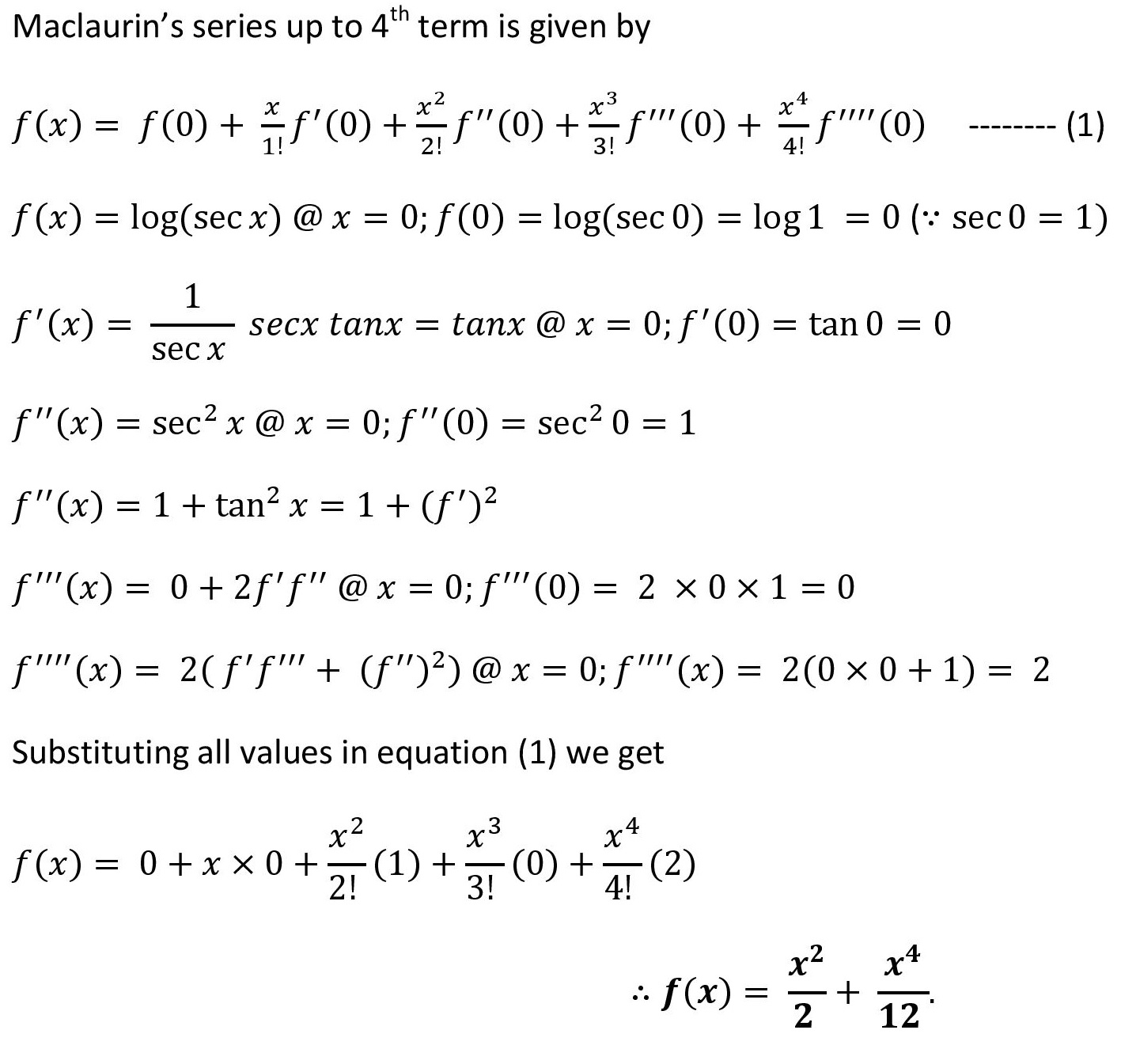 find-the-maclaurin-s-expansion-of-log-sec-x-up-to-x-4-terms-yawin