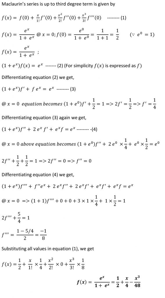 expand-e-x-1-e-x-using-maclaurin-s-series-up-to-and-including-3rd